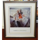 Robert Lenkiewicz (1941-2002), poster print 'Self Portrait'.