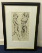 Robert Lenkiewicz (1941-2002), early original pencil drawing, signed and titled to the image, '