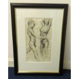 Robert Lenkiewicz (1941-2002), early original pencil drawing, signed and titled to the image, '