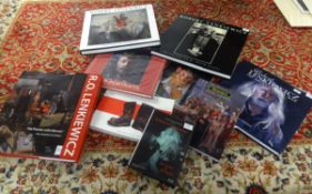 Collection of Robert Lenkiewicz memorabilia including books, dvd and catalogues.