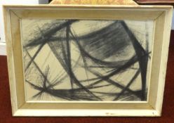 John Milne (1931-1978), early charcoal dated verso 1951, provenance acquired from a friend of the
