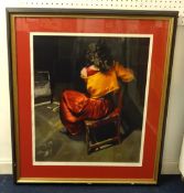 Robert Lenkiewicz (1941-2002), 'Esther, Rear View, St Antony Theme, Project 18', signed and titled