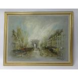 Ben Maile (1922-2017), oil on canvas, signed, 'Arc De Triomphe', 90cm x 120cm.