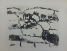 Ben Hartley, print 'Holly Vale', 3/7, signed and titled in pencil, unframed, also 'Eli's Pigs'