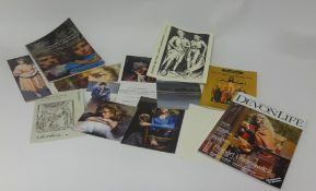 A collection of Robert Lenkiewicz memorabilia.