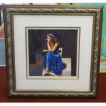 Robert Lenkiewicz (1941-2002), 'Anna in Blue', signed limited edition print No.70/500, with