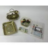 Various silver plated wares incl EPNS tray, fruit bowl etc,