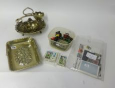 Various silver plated wares incl EPNS tray, fruit bowl etc,