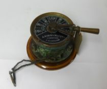 A ships telegraph by Robinson & Co recovered from EXMFV96 EX Sea Cadet Vessel (London), inscribed '