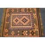 Seven Eastern rugs, various sizes, the largest 113cm x 93cm.
