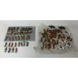 Britains, Britains Soldiers, Collection of Gordon Highlanders, Horse back Figures and Royal Marine