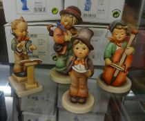 Goebel, Hummel, a collection of four large figures including Hummel Club exclusive, all boxed,