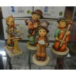 Goebel, Hummel, a collection of four large figures including Hummel Club exclusive, all boxed,