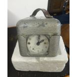 Pigeon racing clock dial marked STB