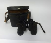 A pair of binoculars by Dienstglas, 10cm x 50cm with case.
