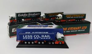 Collection of Eddie Stobart diecast models, boxed.