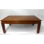 Modern Chinese rosewood coffee table.