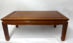 Modern Chinese rosewood coffee table.