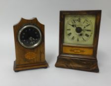 Mixed collection including general clocks and clock parts..