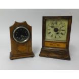 Mixed collection including general clocks and clock parts..