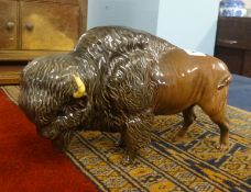 A Beswick model of a buffalo