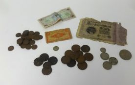 A large collection of various general world coins and some notes (detailed list available).