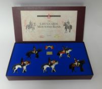 Britains, Britains Soldiers, No.5195 limited edition The Life Guards Mounted Band Set One No1168/