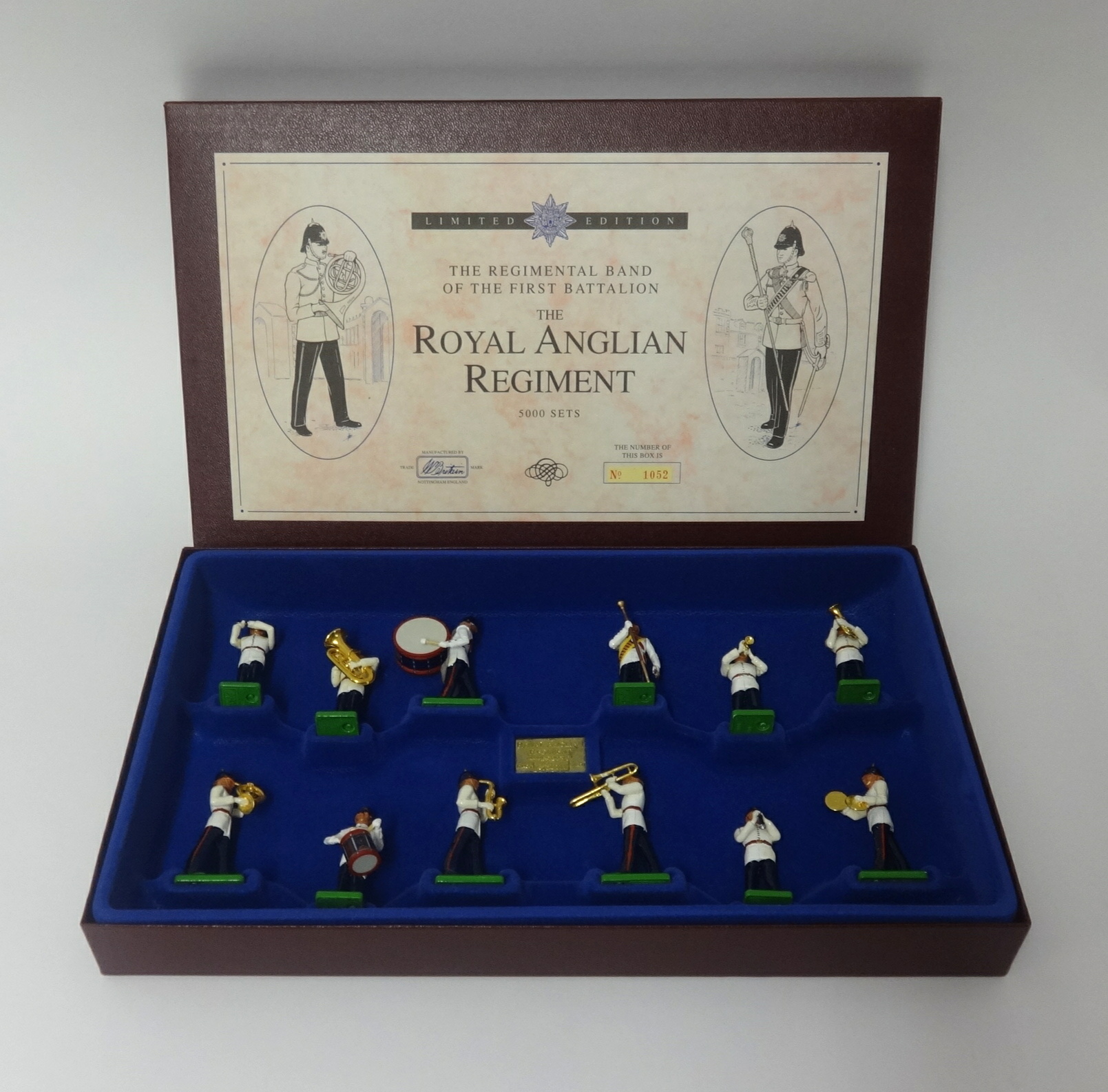 Britains, Britains Soldiers, No5294 limited edition, The Royal Anglian Regiment No1052/5000 boxed
