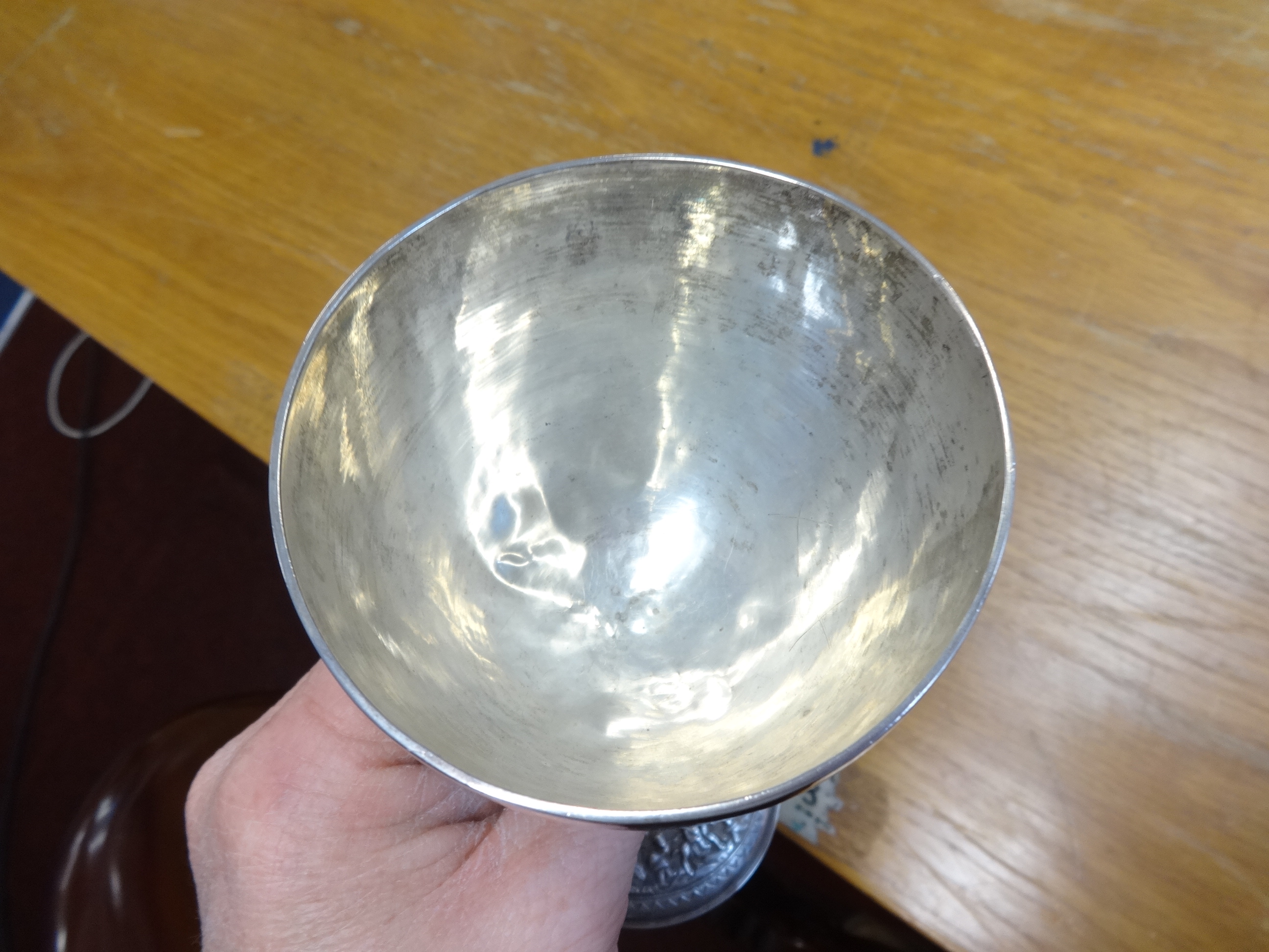 Chinese Export Silver, silver cup inscribed ‘Chefoo Jubilee Regatta, Tuesday 21st June 1887, memento - Image 11 of 14