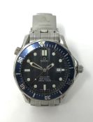 Omega, Seamaster, a gents stainless steel Professional wristwatch with box, outer box and papers,