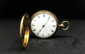 Leroy and Fils, a French 18ct gold quarter repeater pocket watch, jewelled movement, boxed.
