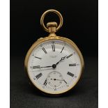 An 18ct gold pocket watch, inscribed 'Henry Capt, Geneve', the back plate No.34412, the movement