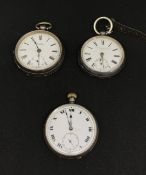 A silver open face and key wind pocket watch, the movement signed Steven Edgcumbe, Plymouth no.