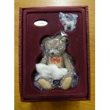 Steiff, miniature collectors bear, 1970 Zotty Bear, boxed.