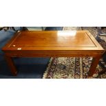 Chinese rosewood coffee table 102cm x 50cm x 40cm.