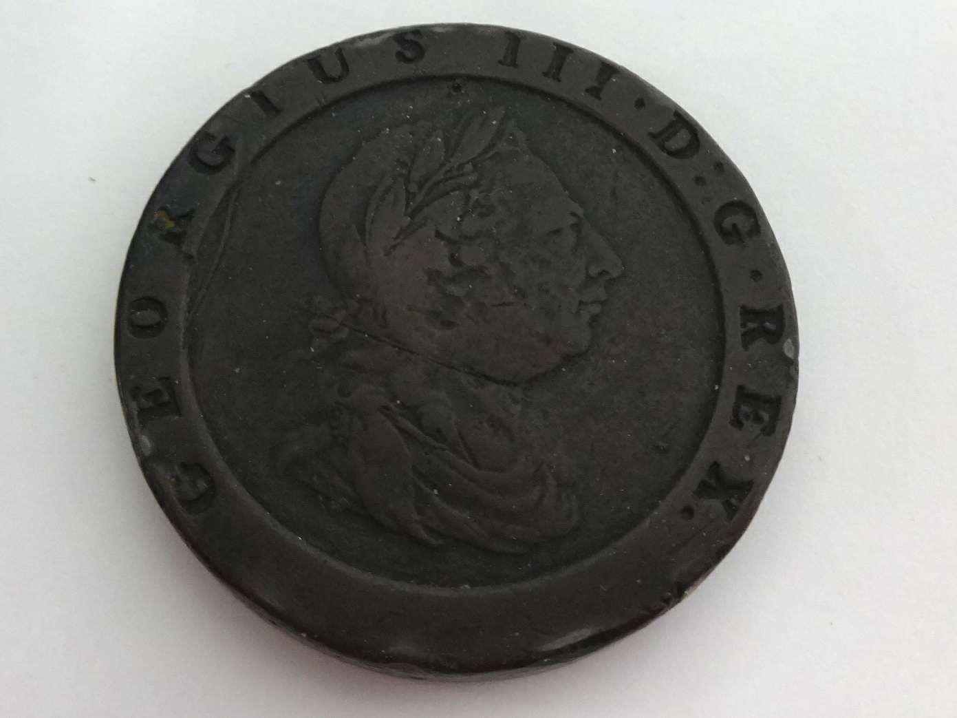 A Geo III cartwheel two pence 1797.