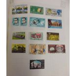 A collection of world stamps in several albums (approx 10).