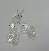 Swarovski Small Rabbit Rabbit, Large Sitting 905777 Rabbit, Mini Var 1 010012 Rabbit, Mini Lying/