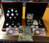 A large collection of Windsor Mint and other commemorative coins,