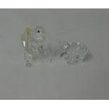 Swarovski Gorilla, Young with Bananas 273394 Grizzly Cub 261925