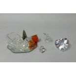 Swarovski Sleigh 205165 Sparkling Heart 656680 Sparrow, Mini 010017 Squirrel, large ears 011871