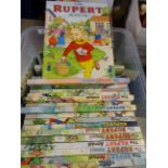 A collection of Rupert annuals (27).