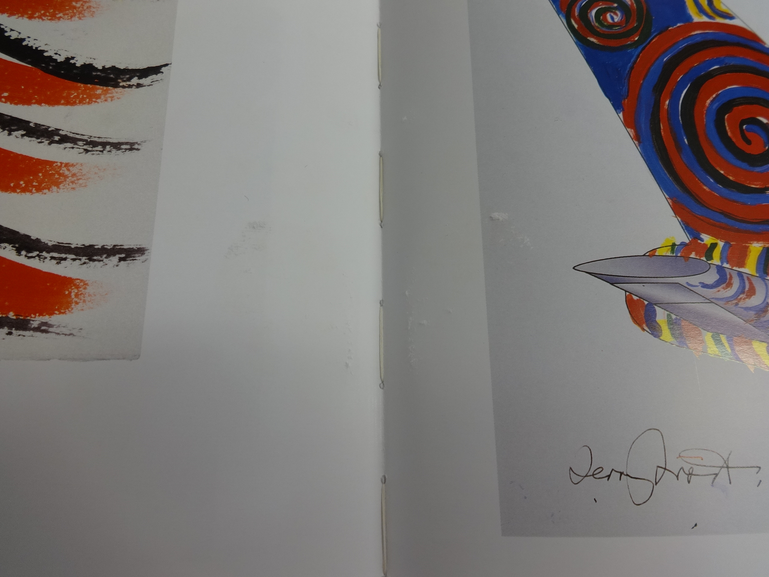 Terry Frost, a book, 'Act and Image', with signed doddle on the inside page. - Image 4 of 6