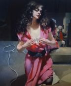 Robert Lenkiewicz (1941-2002), print, 'Painter with Karen', titled and marked H/C,