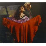 Robert Lenkiewicz (1941-2002), 'The Painter with Karen, St Antony Theme (The Dance)', signed limited