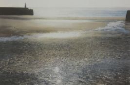 Sarah Gillespie, signed print, 'Harbour', No.14/250, unframed, overall size 58cm x 82cm.