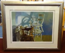 Robert Lenkiewicz (1941-2002), 'Chairs, Project 7, Still Life', signed limited edition print, signed