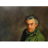 Robert Lenkiewicz (1941-2002), 'Joe in Green Coat', signed and titled verso 'Study R.O.Lenkiewicz '