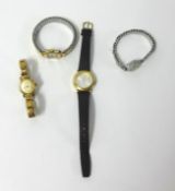 Four vintage ladies wristwatches including Junghans and Waltham (4).