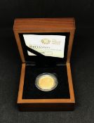 Royal Mint, Britannia, the 2010 UK quarter ounce gold proof coin, approx 8.51gms, with